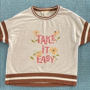 🌺Matilda Jane Take It Easy kids Graphic Tee